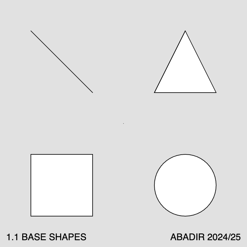 Base shapes