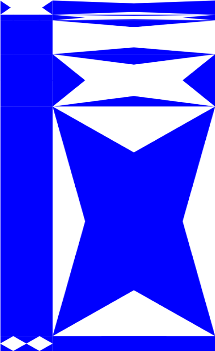 Geometric shapes displayed in a variable grid.